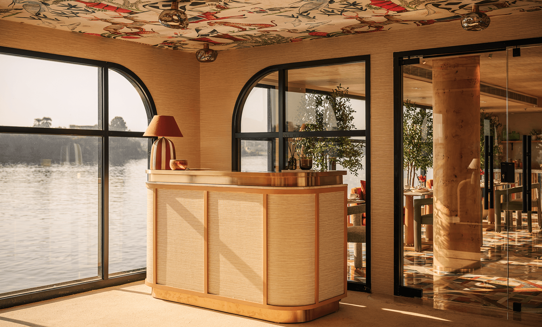 Scenic Nile view from Al Mourad Dahabiya